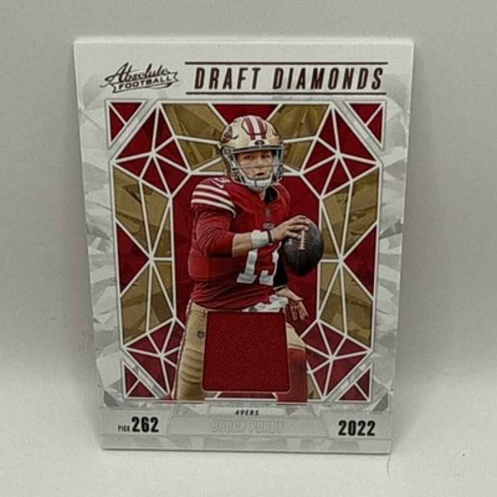 2024 Panini Absolute - Draft Diamonds Jersey Brock Purdy #DDJ-BPY (MEM)